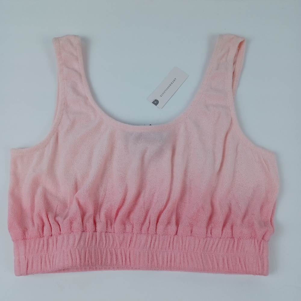 Anthropologie Sunday In Brooklyn Women Scoop Neck Cropped Tank Size S Preppy